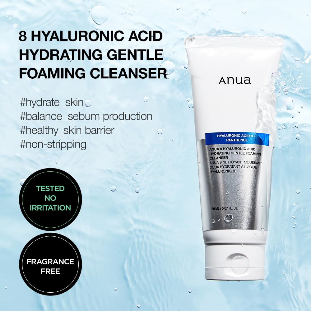 Anua - 8 Hyaluronic Acid Hydrating Gentle Foaming Cleanser - 150ML