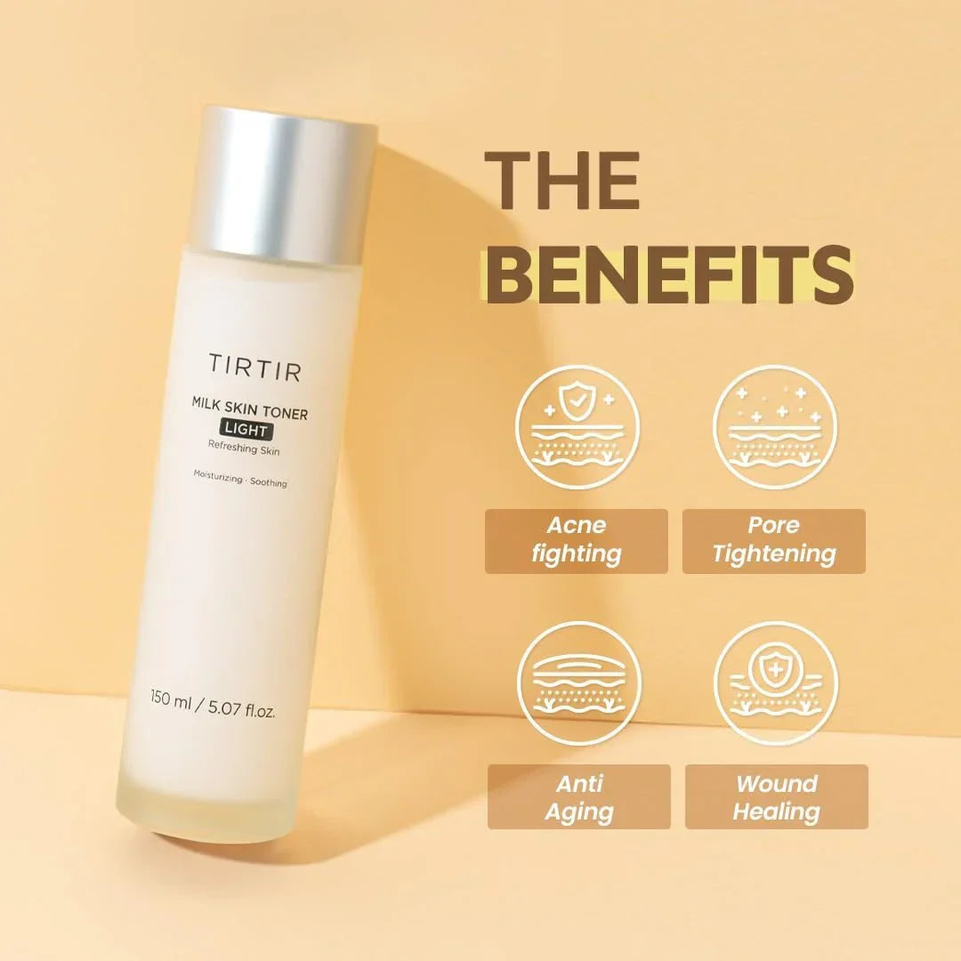 TIRTIR -  Milk Skin Toner Light - 150ML