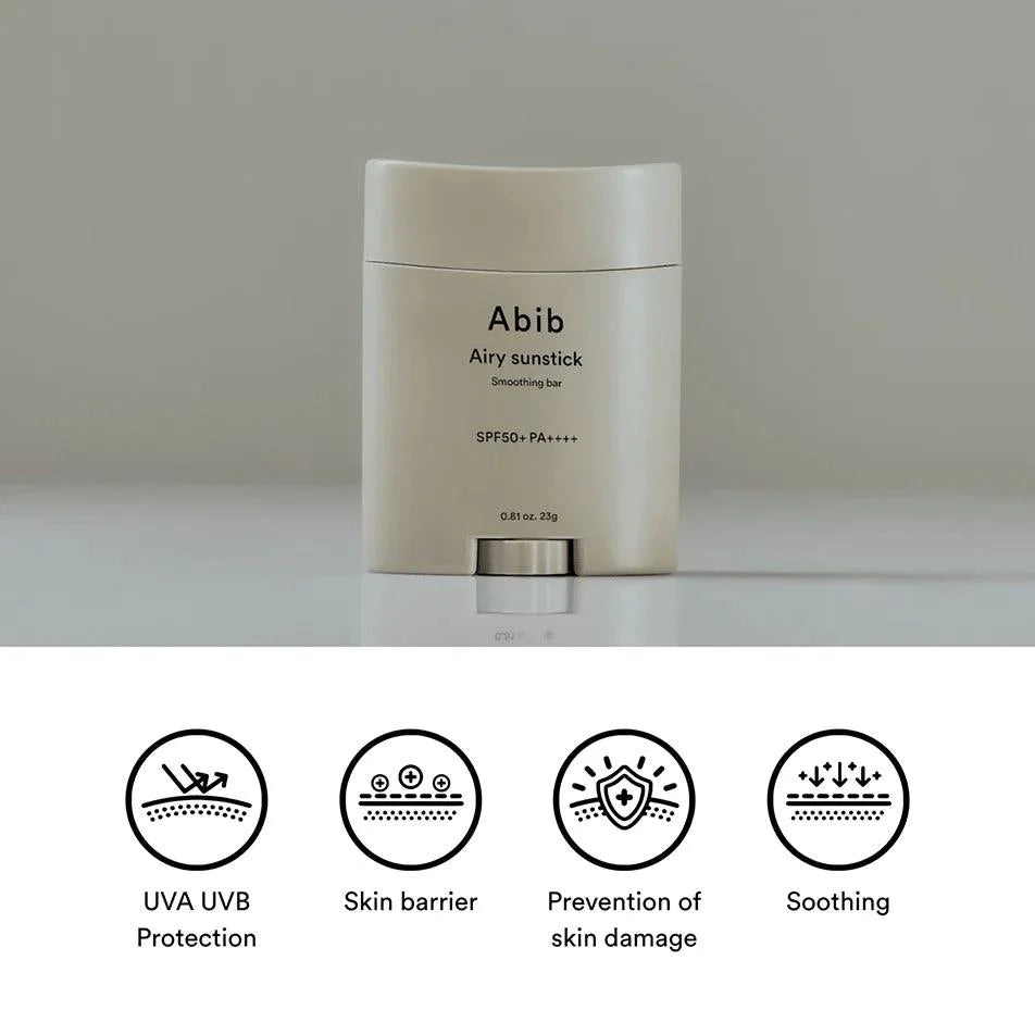 Abib - Airy Sunstick Smoothing Bar - 23g - Cosmetic Holic