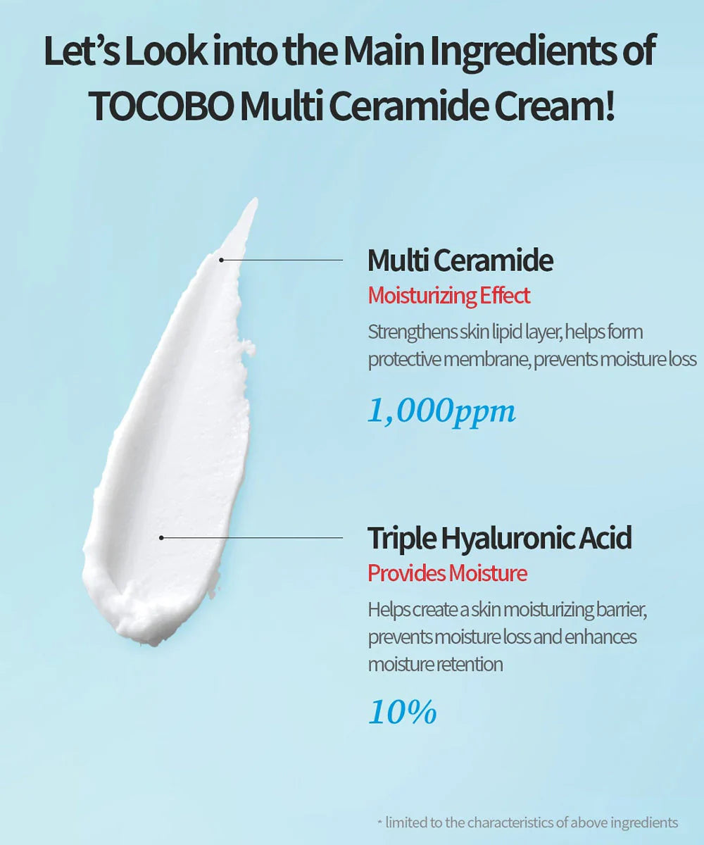 TOCOBO -  Multi Ceramide Cream - 50Ml