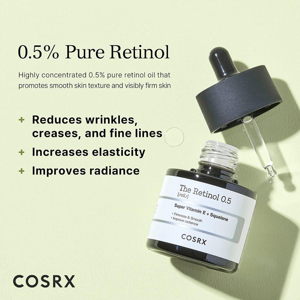 Cosrx - The Retinol 0.5 Oil - 20ml - Cosmetic Holic