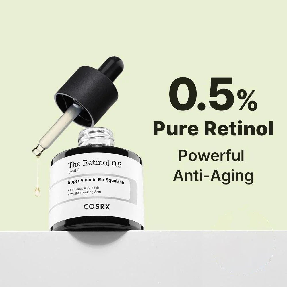 Cosrx - The Retinol 0.5 Oil - 20ml - Cosmetic Holic