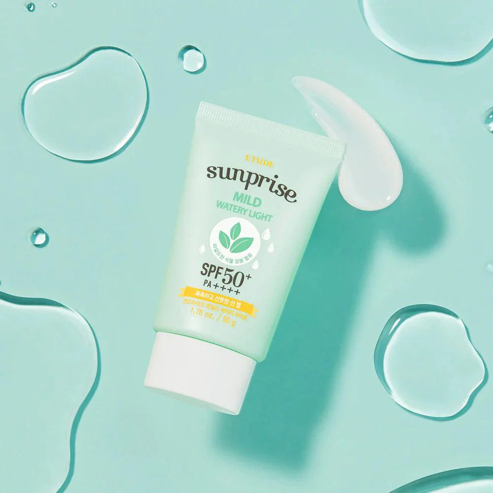 Etude - Sunprise Mild Watery Light SPF50+ PA++++ - Cosmetic Holic