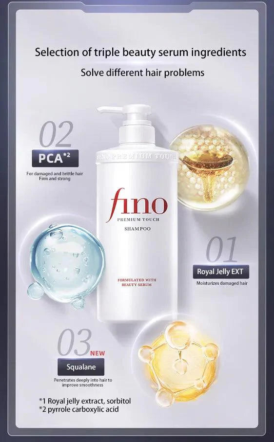 Fino - Premium Touch Shampoo - 550ml - Cosmetic Holic