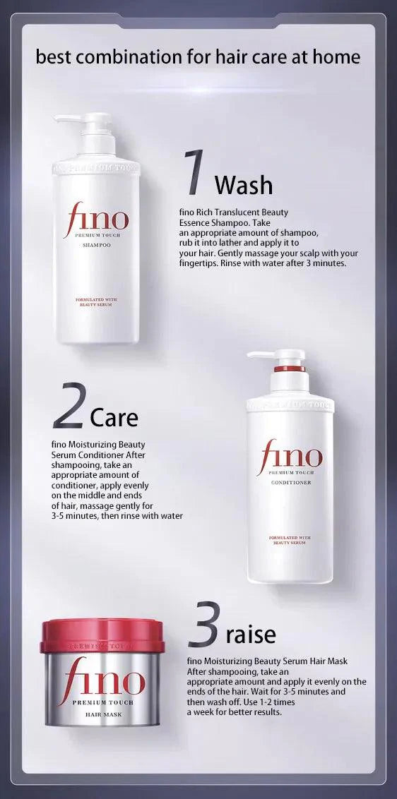 Fino - Premium Touch Shampoo - 550ml - Cosmetic Holic