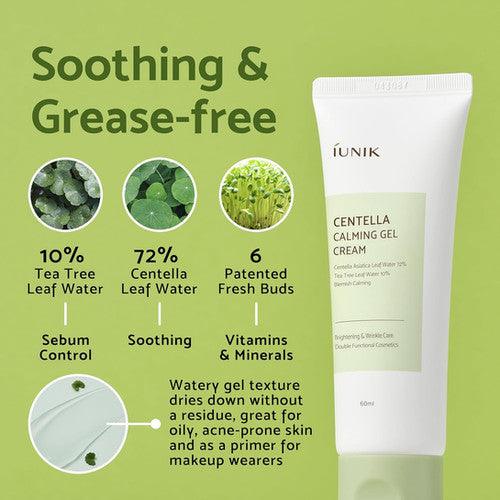 iUNIK - Centella Calming Gel Cream - 60ml - Cosmetic Holic