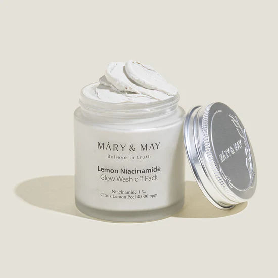 Mary & May - Lemon Niacinamide Glow Wash Off Pack