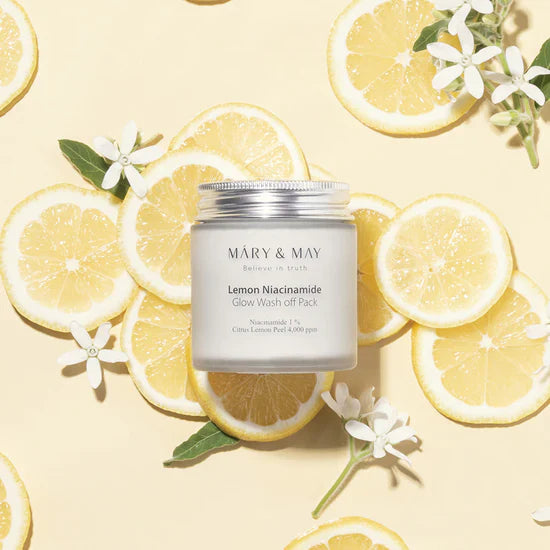 Mary & May - Lemon Niacinamide Glow Wash Off Pack