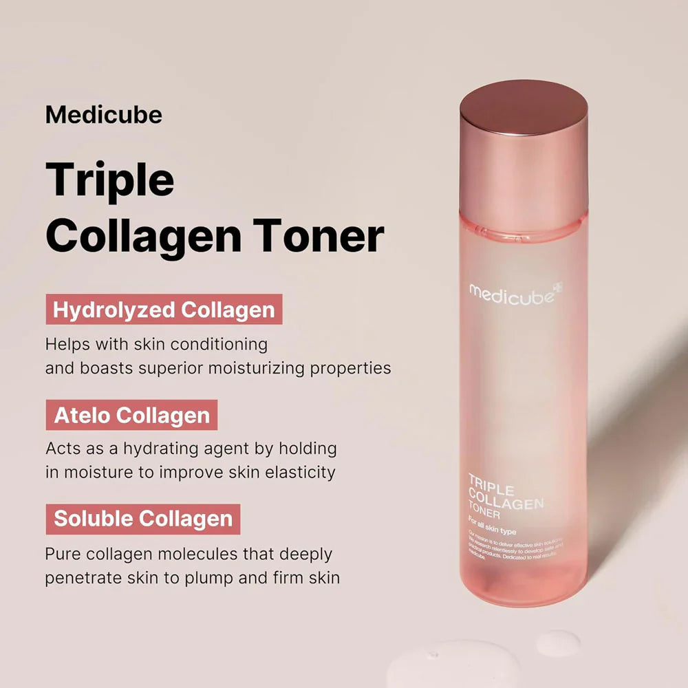 Medicube - Triple Collagen Toner -  140ml