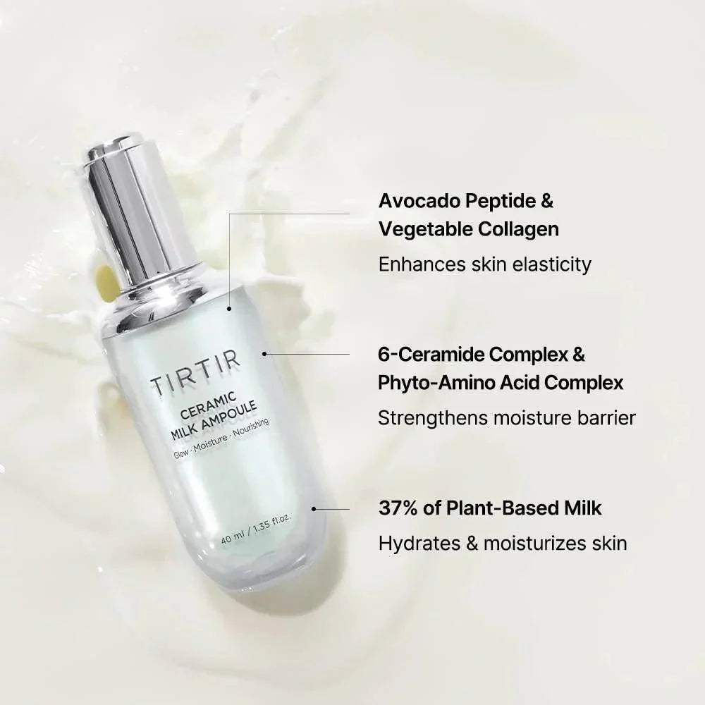 TirTir - Ceramic Milk Ampoule - 40ml - Cosmetic Holic